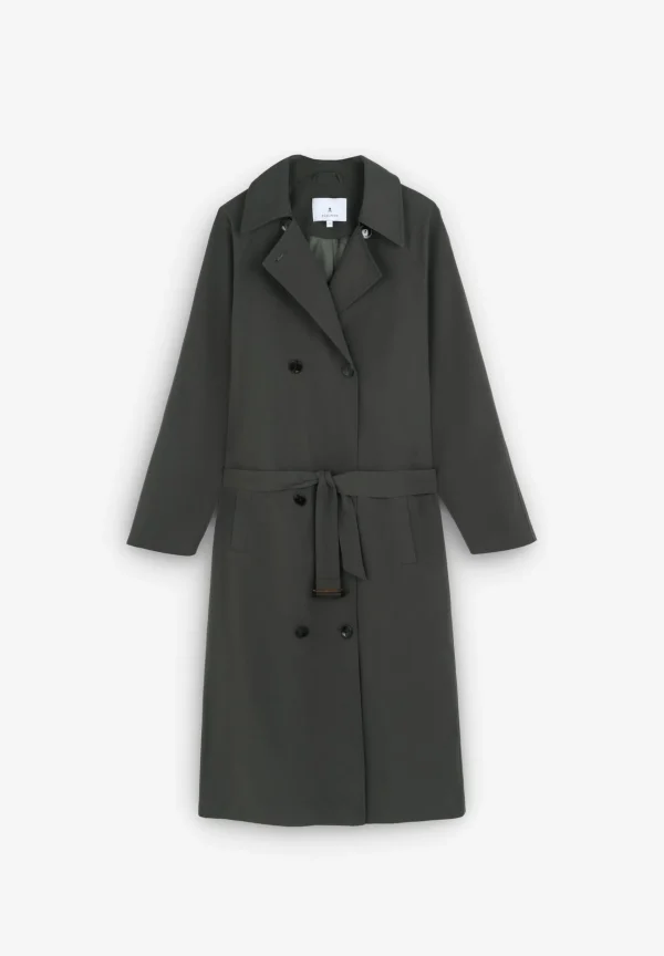 scalperscompany Trench Chaleco Desmontable-Mujer Abrigos Y Chaquetas