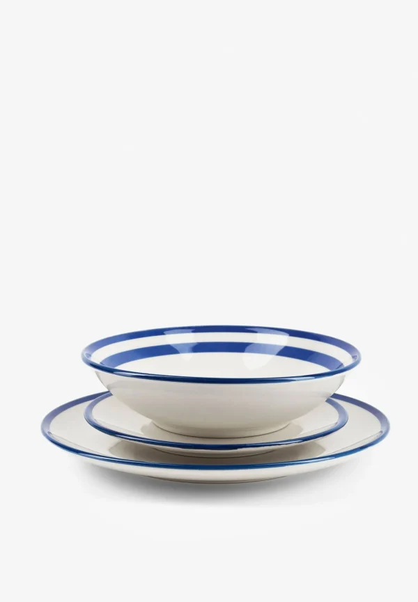 scalperscompany Vajilla Rayas 12 Piezas-Home Vajilla