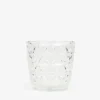 scalperscompany Vaso Vidrio Relieve Triangulos-Home Cristaleria