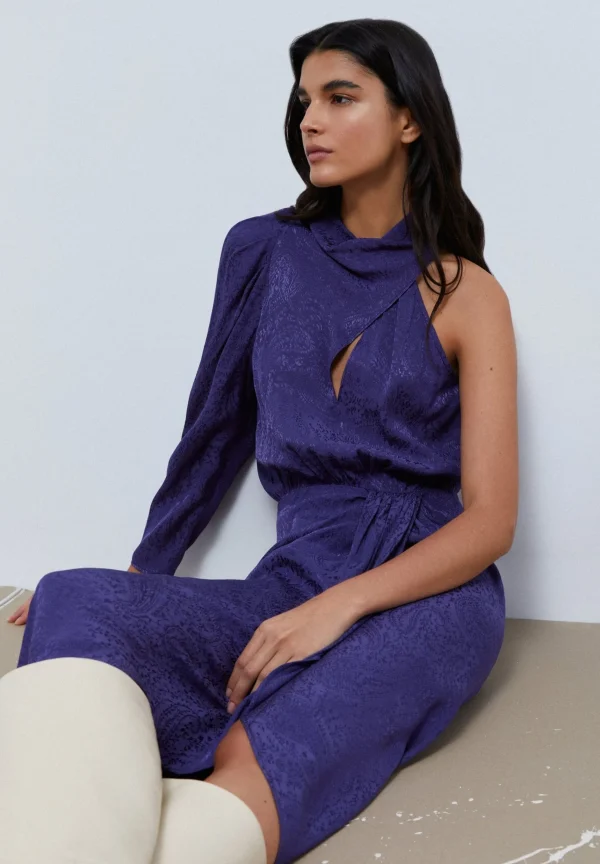 scalperscompany Vestido Asimetrico Jacquard-Mujer La Gran Fiesta