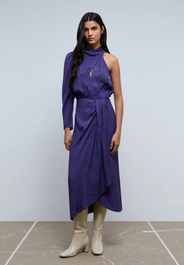 scalperscompany Vestido Asimetrico Jacquard-Mujer Coleccion