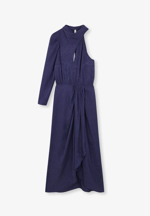 scalperscompany Vestido Asimetrico Jacquard-Mujer La Gran Fiesta