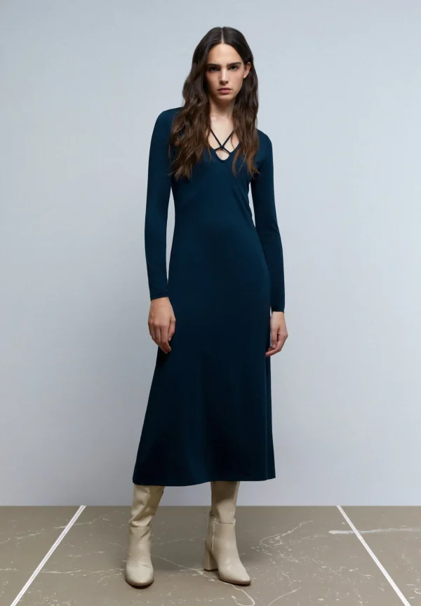 scalperscompany Vestido Detalle Escote-Mujer Vestidos Y Monos