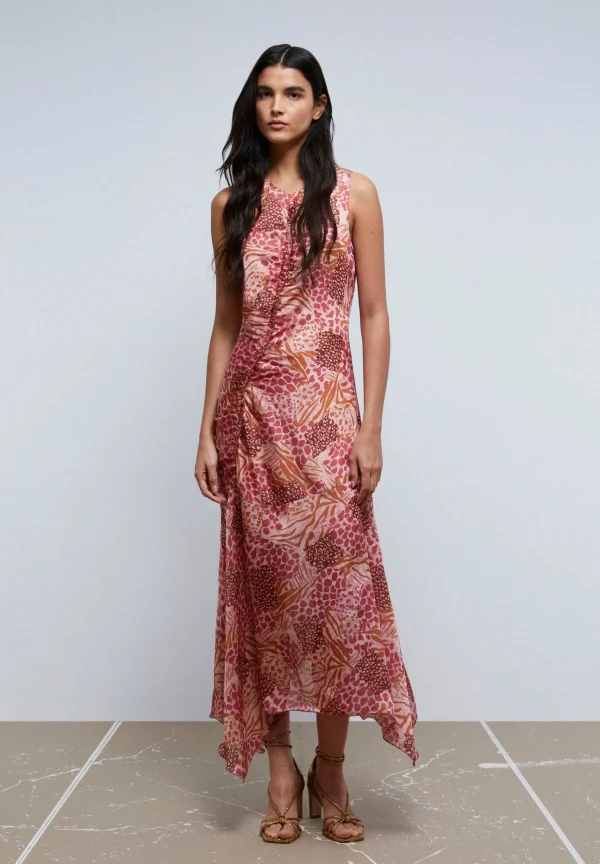 scalperscompany Vestido Evase Animal Print-Mujer La Gran Fiesta