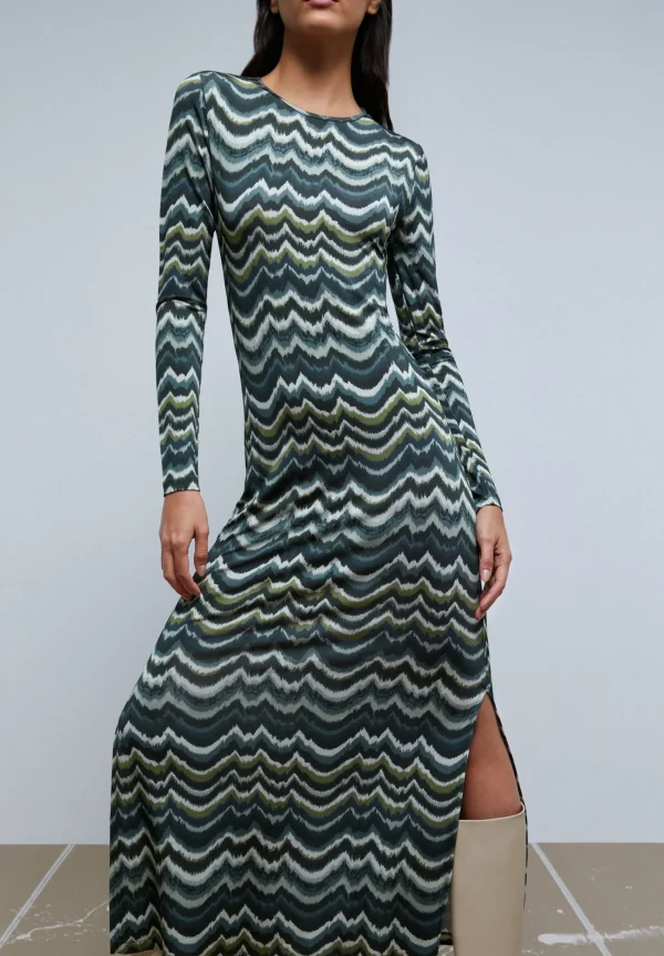 scalperscompany Vestido Midi Abertura Espalda-Mujer Vestidos Y Monos