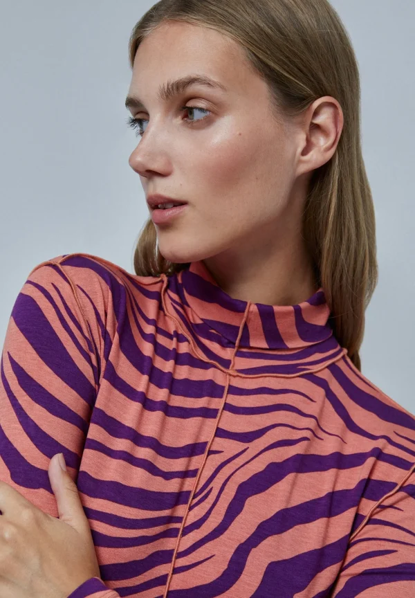 scalperscompany Vestido Midi Cebra-Mujer Vestidos Y Monos