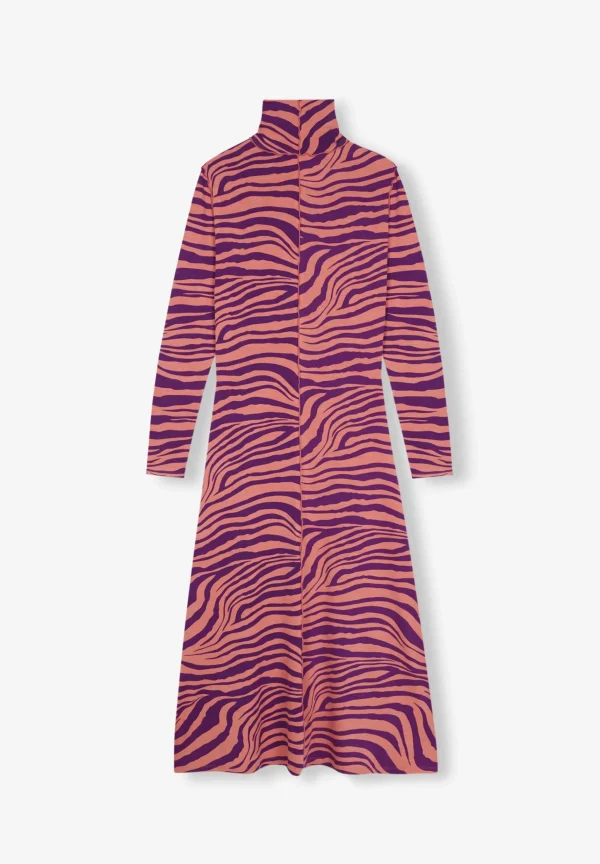 scalperscompany Vestido Midi Cebra-Mujer Vestidos Y Monos