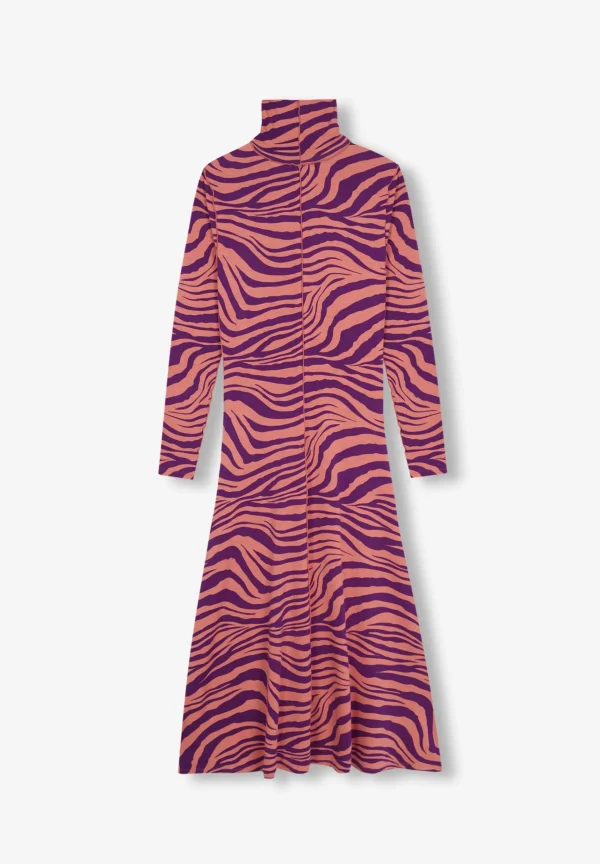 scalperscompany Vestido Midi Cebra-Mujer Vestidos Y Monos