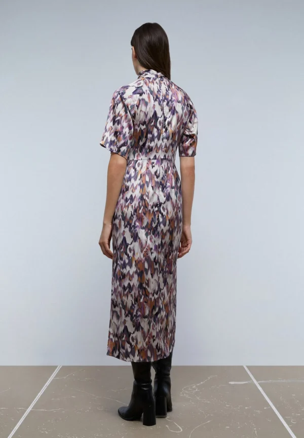 scalperscompany Vestido Midi Detalle Escote-Mujer Vestidos Y Monos
