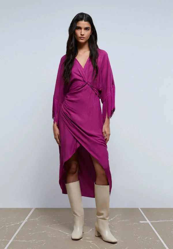 scalperscompany Vestido Midi Flecos-Mujer La Gran Fiesta