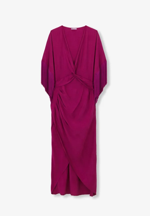 scalperscompany Vestido Midi Flecos-Mujer La Gran Fiesta