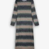 scalperscompany Vestido Midi Lurex-Mujer Vestidos Y Monos