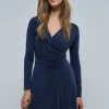 scalperscompany Vestido Mini Cupro-Mujer Vestidos Y Monos