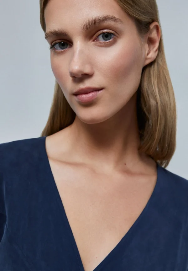 scalperscompany Vestido Mini Cupro-Mujer Vestidos Y Monos