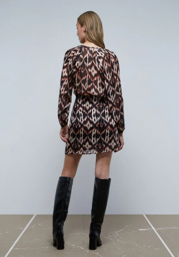 scalperscompany Vestido Mini Print Cruzado-Mujer Vestidos Y Monos
