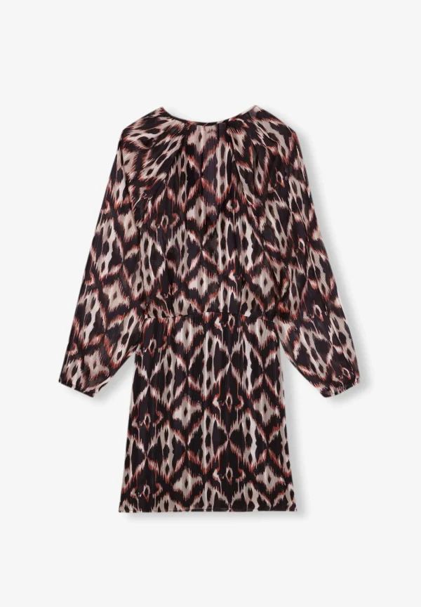 scalperscompany Vestido Mini Print Cruzado-Mujer Vestidos Y Monos