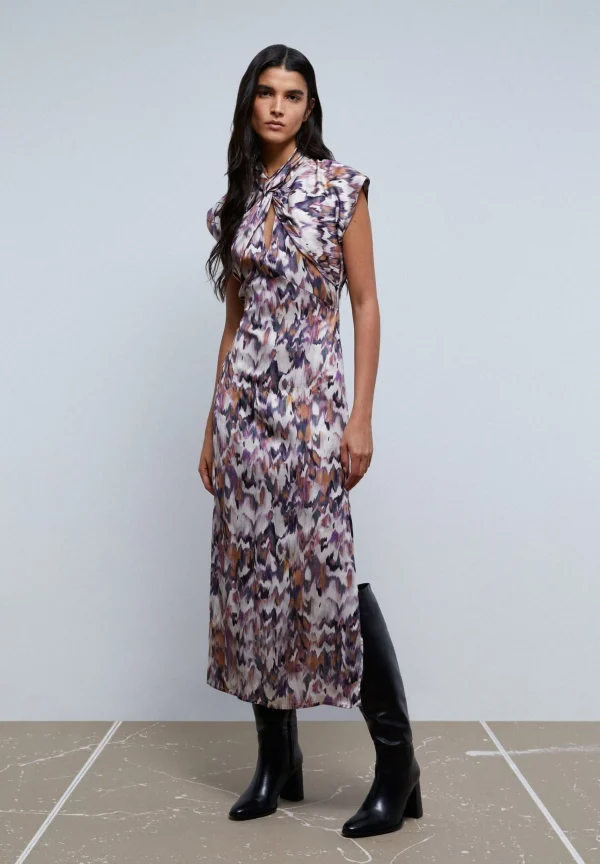 scalperscompany Vestido Print Escote Nudo-Mujer La Gran Fiesta