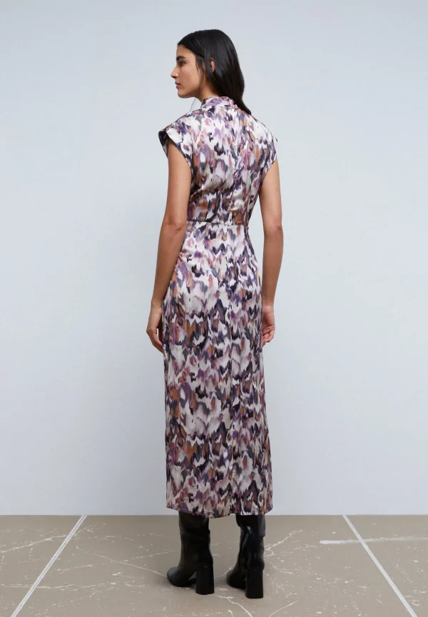 scalperscompany Vestido Print Escote Nudo-Mujer La Gran Fiesta