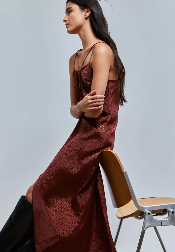 scalperscompany Vestido Slip Midi-Mujer La Gran Fiesta