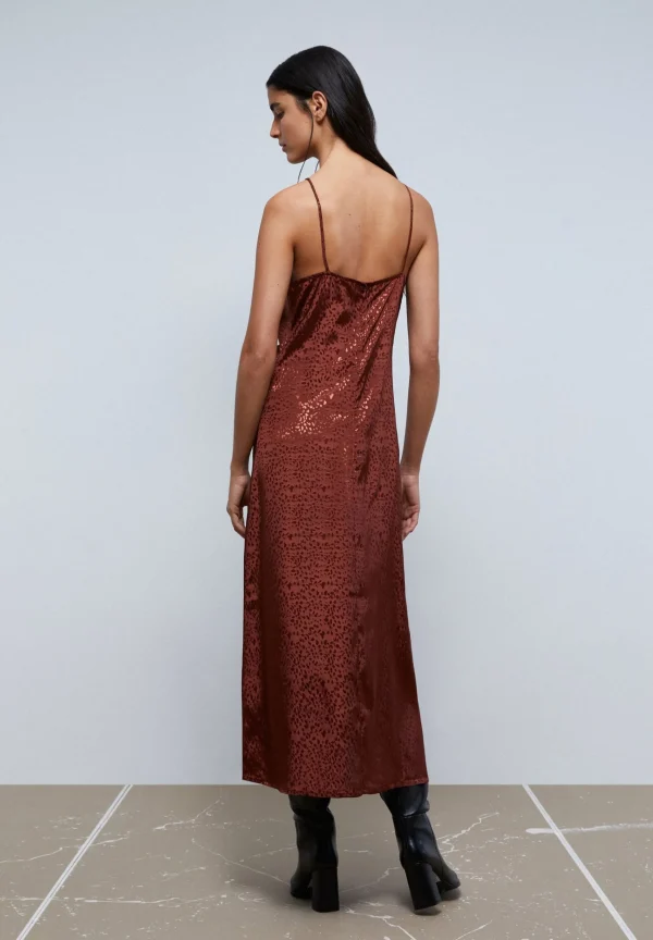 scalperscompany Vestido Slip Midi-Mujer Coleccion