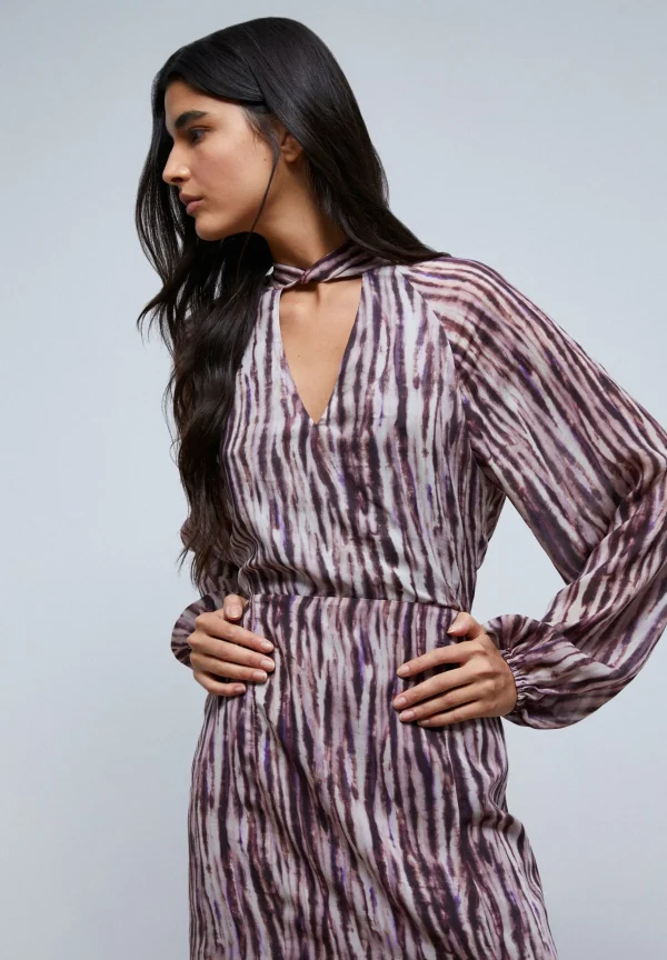 scalperscompany Vestido Tie Dye Lazada Cuello-Mujer Coleccion