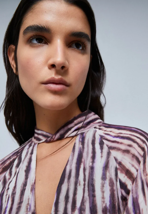 scalperscompany Vestido Tie Dye Lazada Cuello-Mujer Coleccion