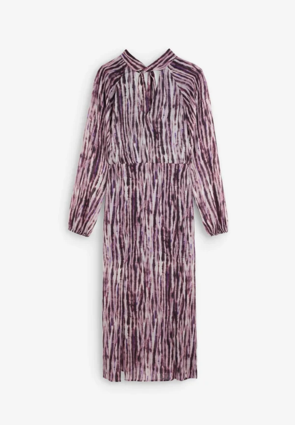 scalperscompany Vestido Tie Dye Lazada Cuello-Mujer Coleccion