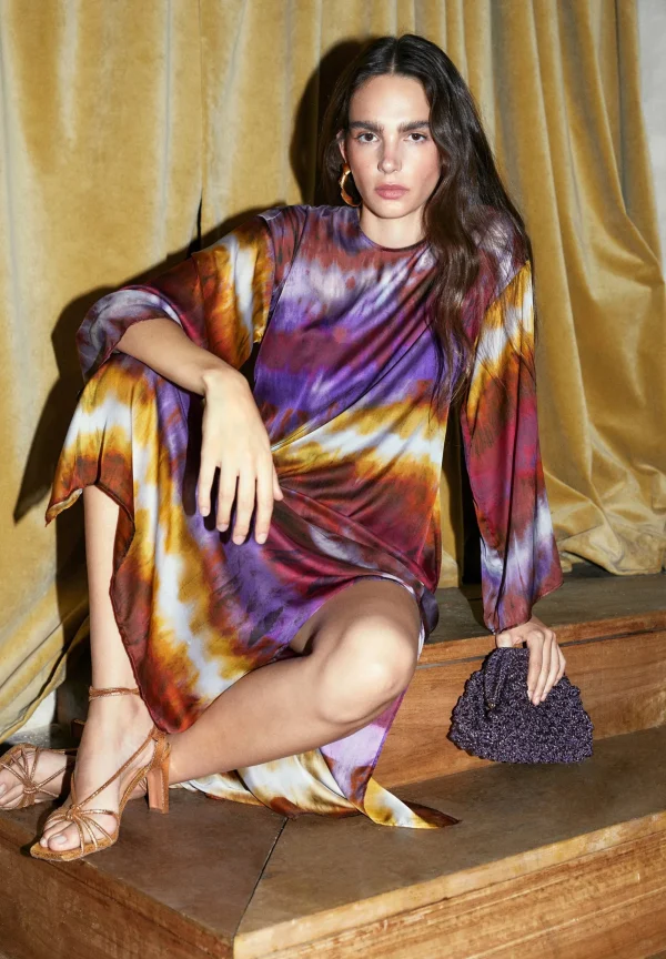 scalperscompany Vestido Tunica Tie Dye-Mujer La Gran Fiesta