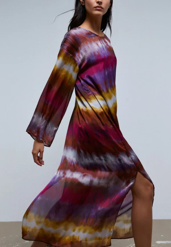 scalperscompany Vestido Tunica Tie Dye-Mujer Coleccion