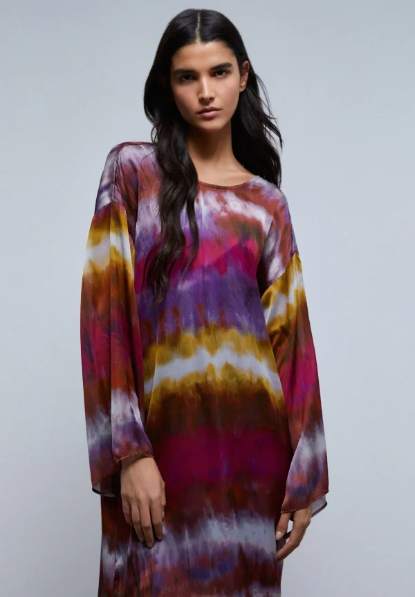 scalperscompany Vestido Tunica Tie Dye-Mujer La Gran Fiesta