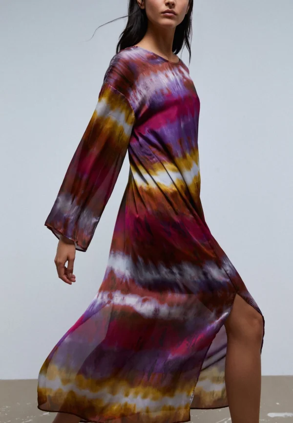 scalperscompany Vestido Tunica Tie Dye-Mujer La Gran Fiesta