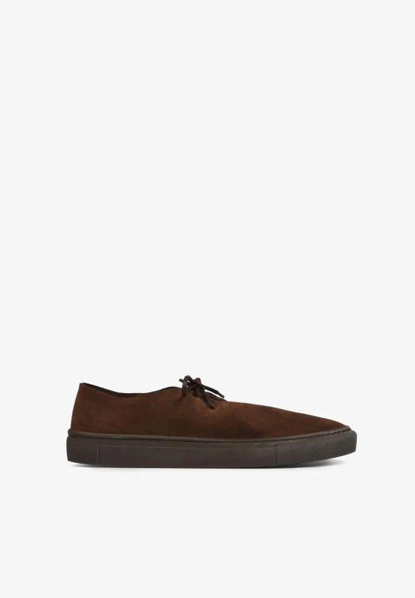 scalperscompany Zapato Cordones Piel Serraje-Hombre Casual