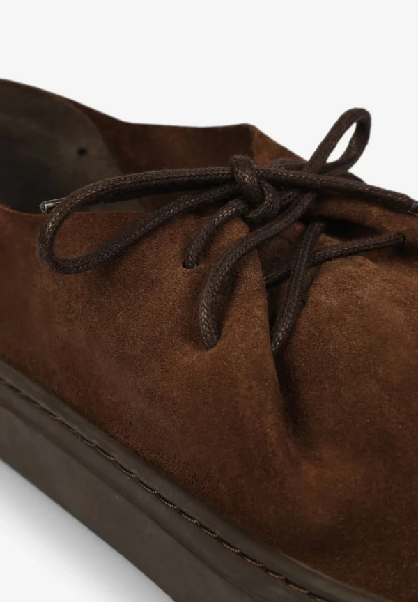 scalperscompany Zapato Cordones Piel Serraje-Hombre Casual