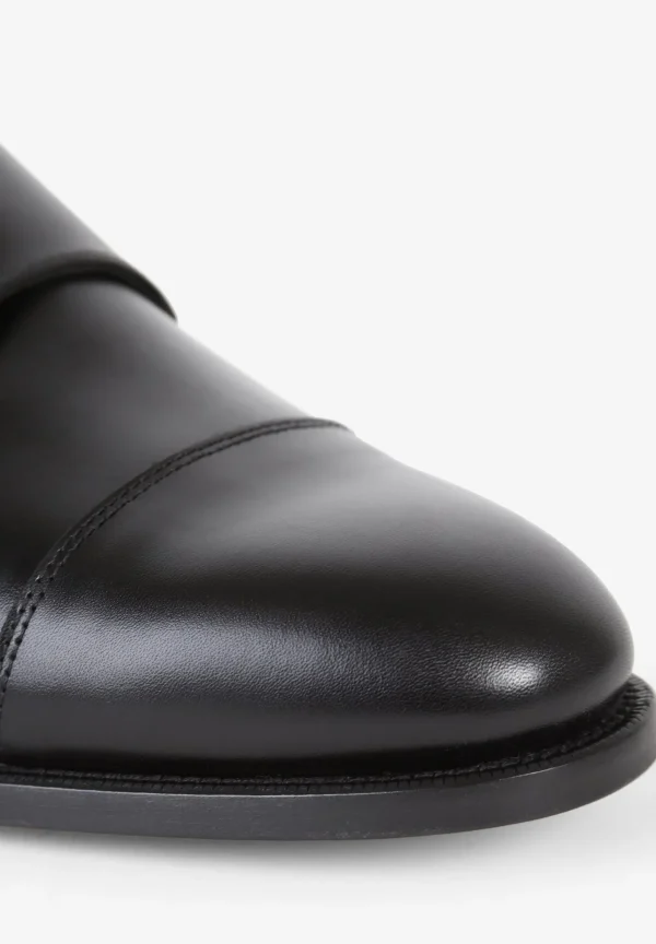 scalperscompany Zapatos Double Monk Vestir Piel-Hombre Formal